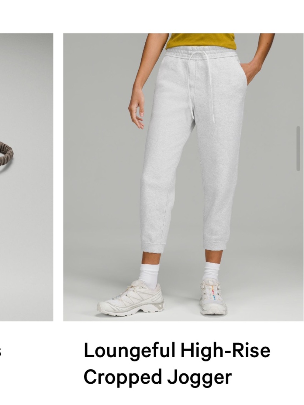 Lululemon Loungeful Cropped Sweatpants